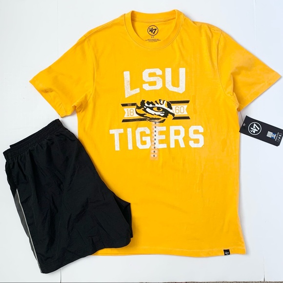 47’ Brand LSU Tigers Short Sleeve Graphic Size Small Football - Picture 1 of 10